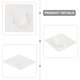 thumbnail image 2 of Soporte adhesivo para barra de cortina de ducha, montaje en pared, agarre ajustable, accesorios de baño, sin taladro, resistente, peso de 5 kg, plástico transparente, paquete de 2, 2 of 7