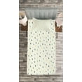 thumbnail image 3 of Ambesonne White Quilted Bedspread Set 2 Pcs, Colorful Droplet Pattern, Twin Size, Multicolor, 3 of 3