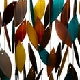 thumbnail image 5 of Blue Handworks Santa Fe Deluxe Waterfall Glass and Driftwood Chime - Sandblasted Glass and Found Wood Handcrafted Wind Chime for Home and Garden, 5 of 5