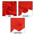 thumbnail image 3 of Uxcell 35 Inch Square Satin Head Scarf Silk Feeling Hair Scarf for Women, Red 2Pcs, 3 of 6