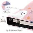 thumbnail image 3 of FORMRS 3 Ring Photo Album 4"x6" Self Adhesive Large Capacity PU Leather Cover, Cartoon Halloween Ghosts, 3 of 8