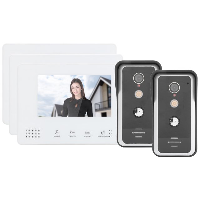 Video Door Phone Hands Free Intercom Wired Video Intercom Support Night Vision For Gate For Bedroom