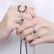 thumbnail image 2 of Qarigey 1 Pair Alloy Moon Sun Couple Pendant Portable Women Necklace Anti-rust UnisexMen Fashionable Decorative Projector Ropa, zapatos y accesorios Miscelánea Numero 3 Qarigey AP007132-03, 2 of 6
