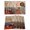 OrangeRed, variant on Plum Blossom Placemats Set of 4, Retro Flowers Country Nostalgic Placemats for Dining Table, Place Mats for Kitchen Tabletop, Waterproof Wipeable Dining Table Mats Set