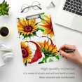 thumbnail image 5 of FMSHPON Wildflower Sunflower Clipboard Hardboard Wood Nursing Clip Board and Pull for Standard A4 Letter 13x9 inches, 5 of 7