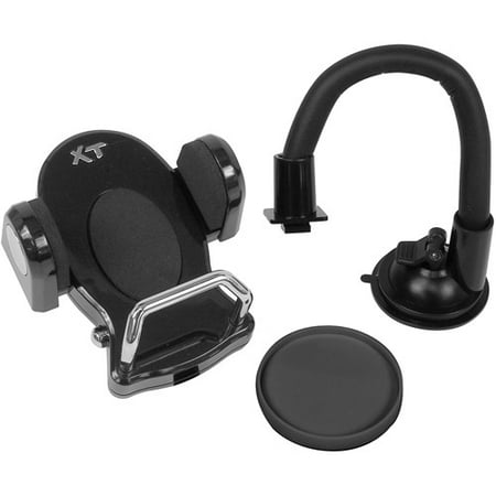 Custom Accessories Onyx Phone Holder With Gooseneck With Su