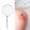 White, variant on Eqslft Electric Fly Swatter, Portable and Foldable Mosquito Zapper Racket, Rechargeable Bug Zapper with Battery for Indoor and Outdoor Use, Safety Protection
