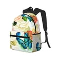thumbnail image 2 of Easygdp Floral Vintage Casual Laptop Backpack, Large Capacity Schoolpack for School, Travel, Business, 2 of 8