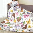 thumbnail image 6 of Sikiie Happy Easter1 Ultra-Soft Micro flannel Blanket Luxury All Seasons Warm Blanket for Bedding Sofa and Travel (4 sizes)-80"x60", 6 of 7