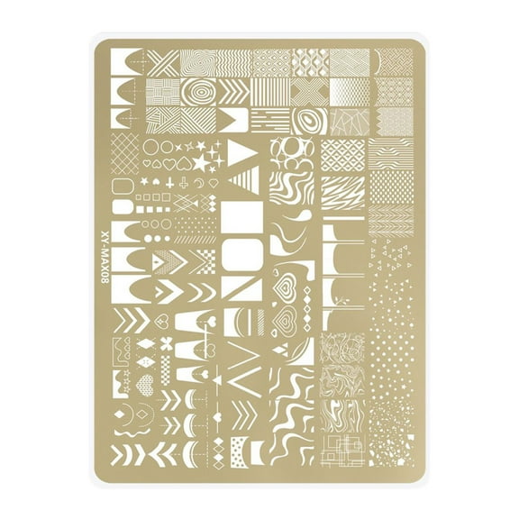 Rust Resistant Nails Stamping Plate With Butterfly Patterns Manicure Suitable For Various Nails Art Styles And Occasion