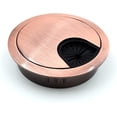 thumbnail image 3 of Jetland Desk Grommet for Wire Organizer - Copper Red, 2-3/8" Hole, GCR60, 2-Pack, 3 of 4