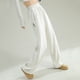 thumbnail image 5 of Pantalones deportivos holgados grises para mujer, otoño invierno, color sólido, cintura elástica, pantalones deportivos para mujer, pantalones casuales sueltos para correr para mujer, 5 of 6