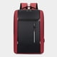 thumbnail image 3 of Mochila para portátil de 16 pulgadas, delgada, carga USB, colegio, regalos, mujeres con doble hombro, hombres con gran capacidad, rojo, 3 of 5