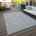thumbnail image 6 of Addison Rugs Chantille Indoor/Outdoor Transitional Floral Silver Washable Rectangle Rug, 2'6" x 3'10", 6 of 6