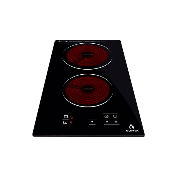 Parrilla Electrica de vitroceramica Supra Supra Parrilla electrica de 2 quemadores