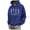 Royal Blue, variant on Men's Oversized Print Hooded Sweatshirt, OVER THINKING Graphic Long Sleeve Loose Fit Pullover Hoodie for Casual Streetwear,Sky Blue,6XL