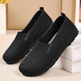 thumbnail image 5 of YLYL Women's Knitted Shoes Round Toe Slip on Breathable Casual Business Dressy Work Walking Shoes, 5 of 7