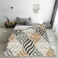 thumbnail image 5 of Pofeuu Geometric Print Ultra-Soft Micro Fleece Blanket,for Bed Or Sofa,All Season Throw Blankets Flannel Blanket-50"x40", 5 of 7