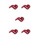 thumbnail image 2 of Matsuzay Gancho para colgar ropa de 50 piezas - Antideslizante Ahorro de espacio Fuerte capacidad de carga Multifuncional rojo Type2 NO2, 2 of 6