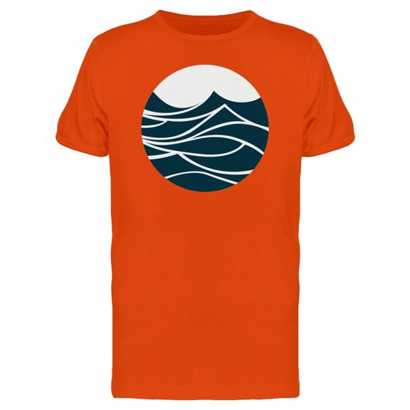 Sea Frame Of Waves Tee Men's -Image by Shutterstock