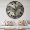 thumbnail image 3 of Designart 'Believe Shadow IV' Large Cottage Wall Clock, 3 of 3
