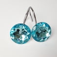 thumbnail image 1 of Ganchos para cortina de ducha, 12 piezas Ganchos para cortina de baño con diamantes de imitación acrílicos Ganchos de ducha decorativos para baño, cortinas y forro WaterBlue Jormftte LRWJ060-5, 1 of 4