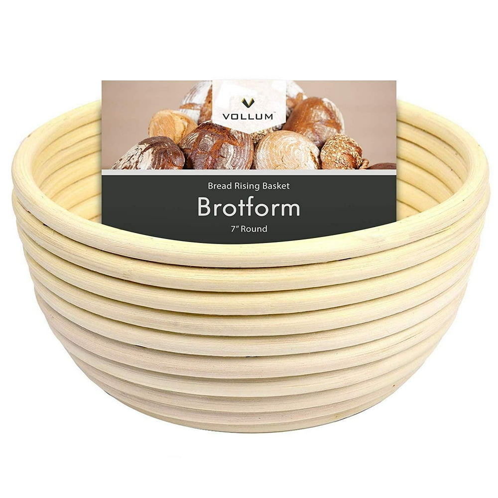 Vollum Brotform Proofing Basket (1lb rectangle 17" x 3" x 2.75"H