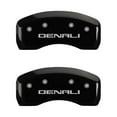 thumbnail image 2 of MGP 4 Caliper Covers Engraved Front & Rear Denali Red finish silver ch Fits select: 2007-2009,2011-2013 GMC ACADIA SLT-2, 2 of 2