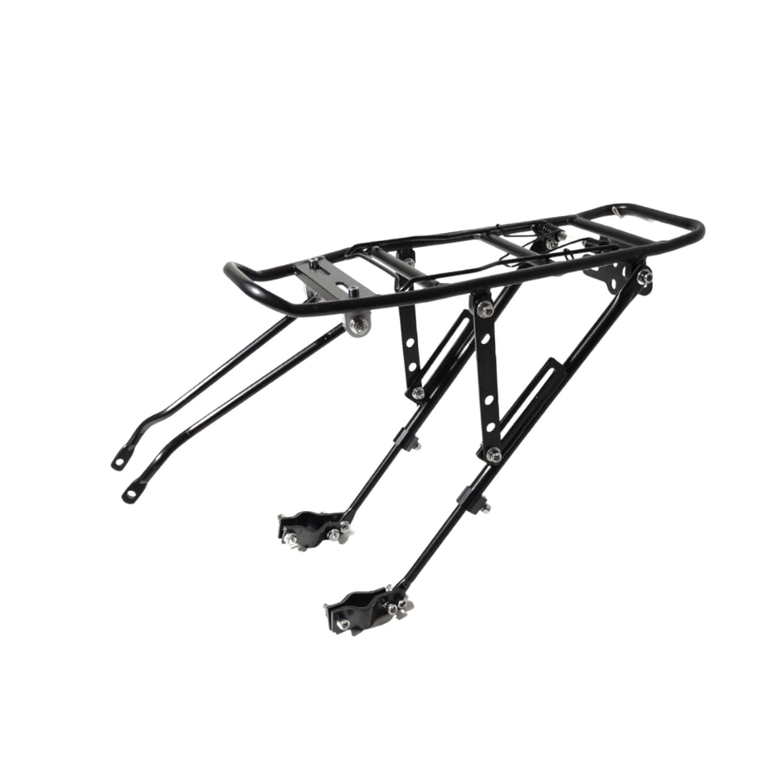 Bike Rear Rack Bicycle Carrier Rack Metal Universal Durable Bicycle Rear Luggage Cargo Rack for Road Bike Travel Folding Bike Walmart