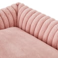 thumbnail image 4 of Vibrant Life Medium Thick Corduroy Plush Bolster Dog Bed, Pink, 21" x 27", 4 of 6
