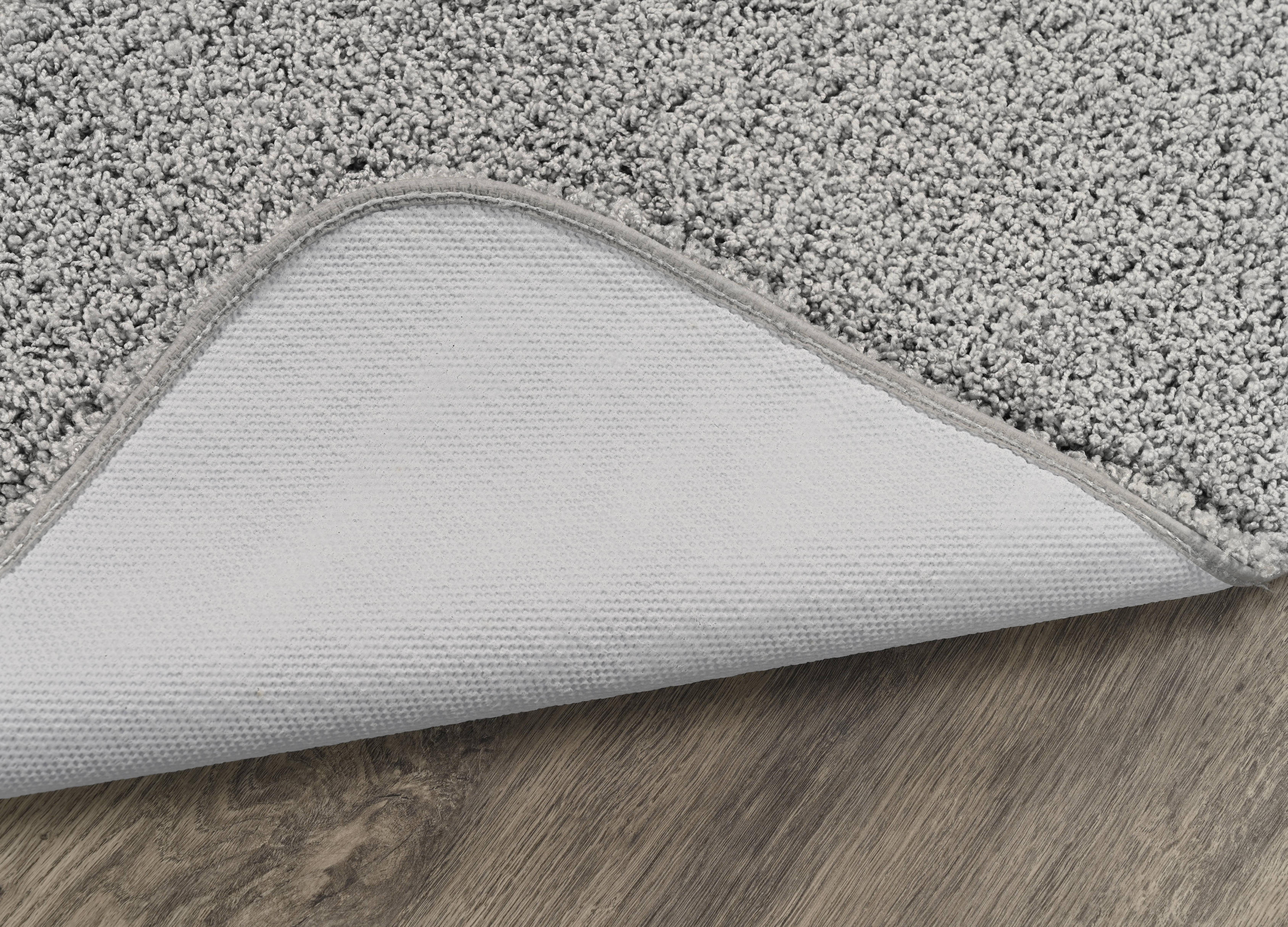 Garland Rug Jazz Washable Bath Rug Set, 5 Piece Set (2 Bath Rugs, Contour, Toilet Lid, & Runner) Platinum Gray