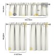thumbnail image 6 of Abstract Colorful Geometric Kitchen Curtain Valance 3 Piece Set Farmhouse Kitchen Curtains and Valance Set Short Curtain Sink Window Decor 36 Inch Small Window Treatment Tier 275x36 Length, 6 of 6