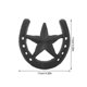 thumbnail image 4 of Cast Iron Horseshoe with Star Wall Decor Iron Horseshoe Sculpture Wall Ornament, 4 of 4