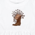 thumbnail image 4 of Inktastic Cowgirl Rodeo Western Boot Girls Baby Dress, 4 of 5