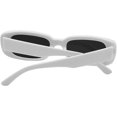 thumbnail image 3 of Gafas de sol rectangulares para mujer, gafas de sol de moda retro, protección UV 400, gafas con montura cuadrada, 3 of 3