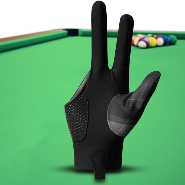 Guante de billar de 3 dedos, guantes antideslizantes para billar, accesorios deportivos