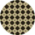 thumbnail image 1 of Ahgly Company Indoor Square Patterned Midnight Gray Area Rugs, 3' Square, 1 of 1