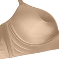 thumbnail image 4 of Blmnix Womens Bras Push Up Bra Minimizer Bras Balconette No Underwire Bralettes Beige Push Up Bras for Women,M, 4 of 6