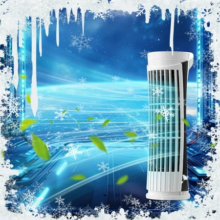 

Bladeless Tower Fan USB Desk Cooler Portable Small Quiet Office Vertical Electric Fans Personals Conditioner Fan for Bedroom Home Office Room