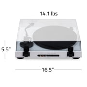 Fluance RT81 Elite High Fidelity Vinyl Turntable Record Player with Audio Technica AT95E Cartridge, Belt Drive, Built-in Preamp, Adjustable Counterweight, High Mass MDF Wood Plinth - Piano White