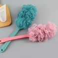 thumbnail image 3 of Cepillo de baño de mango largo (3 unidades), cómodo y suave, para la espalda (azul, blanco y rosa)., 3 of 5