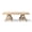 Heritage Light Natural Brown, variant on Hawthorne 48" Solid Reclaimed Elm Rectangular Trestle Coffee Table Heritage Light Natural Brown