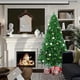 thumbnail image 3 of 2023 decoración de árbol de Navidad falso para exteriores 6 pies 7 pies 210 cm gigante Artificial Mini pequeño grande árbol de Navidad blanco nevado, 3 of 4