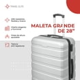thumbnail image 3 of Maleta grande Travel Elite 28 Pulgadas con Candado Gris Unitalla 76 cm x 51 cm x 31 cm Soporta 25 kg, 3 of 9