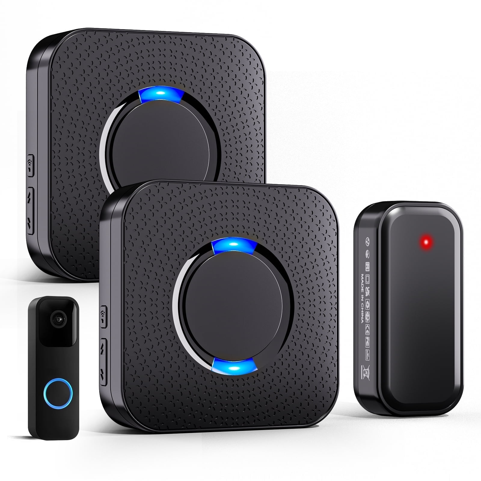 Wireless Doorbell Chime Video Doorbell Extender - Compatible with Blink Video Doorbell (1 Video Doorbell Extender 2 Receiver）