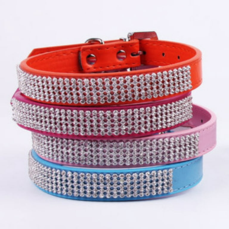 Designer Dog Accessories PU Leather Diamond Pattern Dogs Collars Adjustable  Size Collar And Leash Set Luxury Pet Supplies From Xinliang_qb, $8.05