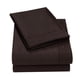 thumbnail image 3 of Juego de sábanas suaves, colcha con bolsillo profundo, juego de cama de alta calidad, color café, tamaño doble, 3 uds., 3 of 8