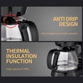 thumbnail image 4 of Injueey Configuraciones ajustables Construcción duradera - Cafetera con molinillo de café Sabor rico y elegante Cables de audio/vídeo, 4 of 6