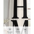thumbnail image 6 of Easter Sheer Curtains 45 Inch Length 2 Panels Set for Living Room/Bedroom, Farmhouse Vintage Black White Plaid Rabbit Kitchen Curtains Grommet Semi-Sheer Curtains Drapes Window Treatments 42"x45"x2, 6 of 7
