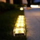 thumbnail image 5 of 5 Pcs Solar Glass Brick Light Ice Cubes Lights LED Landscape Light for Christmas Outdoor Path Road Yard (Warm White), 5 of 5